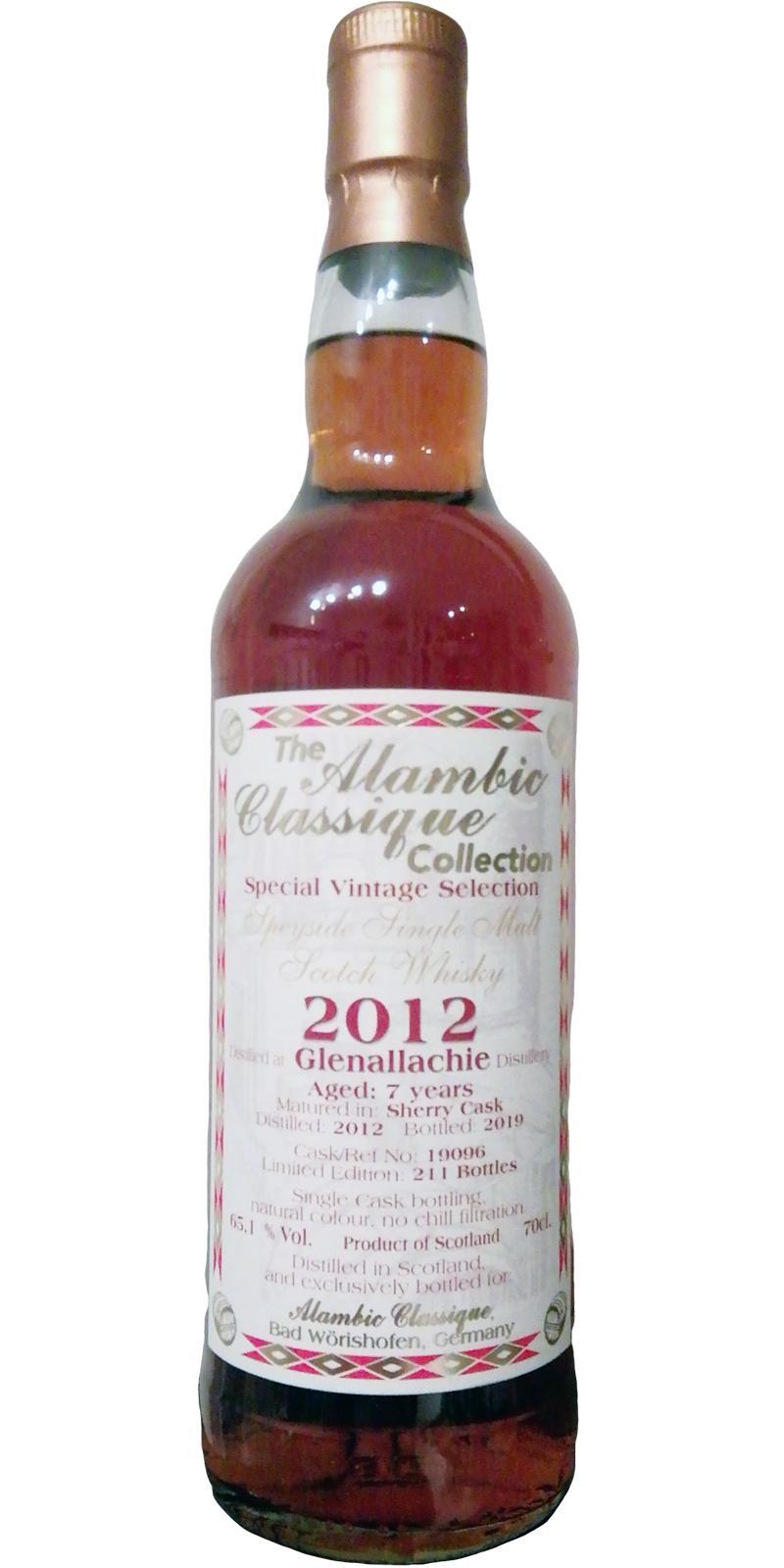 Glenallachie 2012 AC  Special Vintage Selection