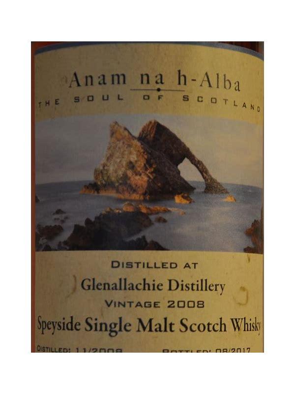 Glenallachie 2008 ANHA  The Soul of Scotland