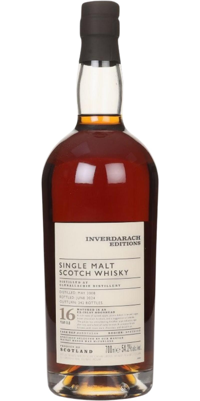 Glenallachie 2008 ADC  Inverdarach Editions