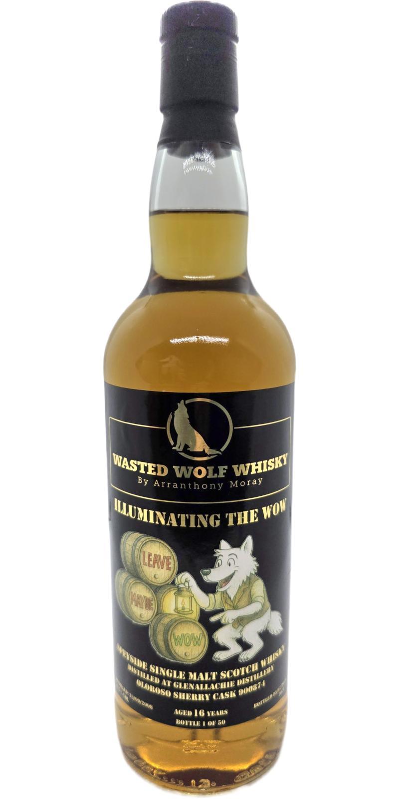 Glenallachie 2008 AtMy  Wasted Wolf Whisky