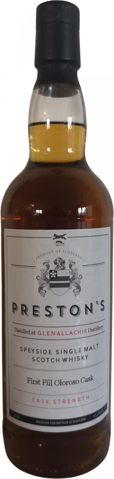 Glenallachie Bewh  Preston's - Cask Strength