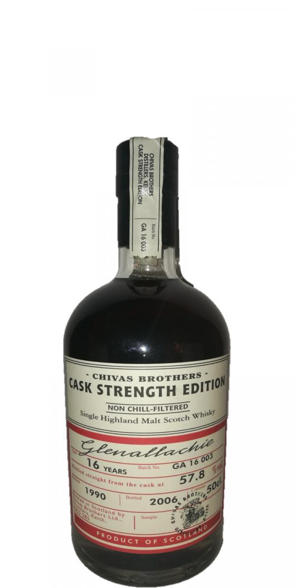 Glenallachie 1990  Chivas Brothers - Cask Strength Edition