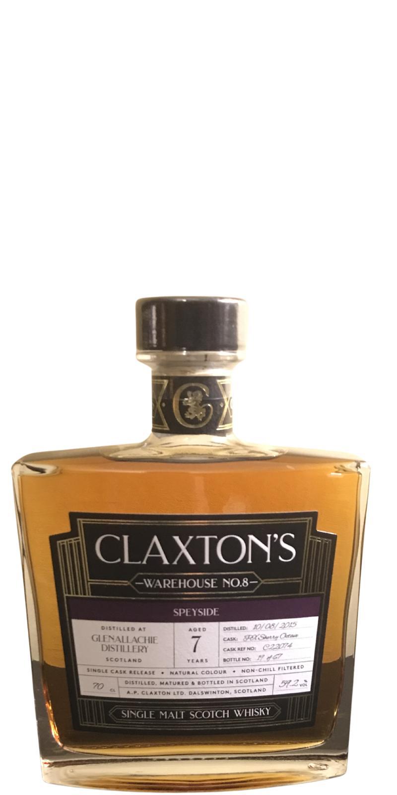Glenallachie 2015 Cl  Warehouse No. 8