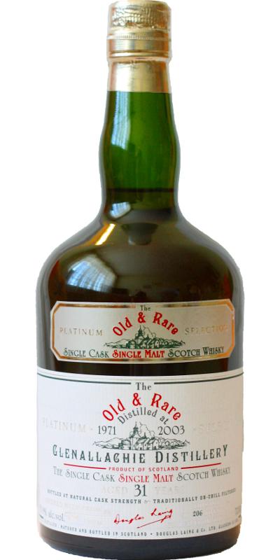 Glenallachie 1971 DL  Old & Rare - The Platinum Selection