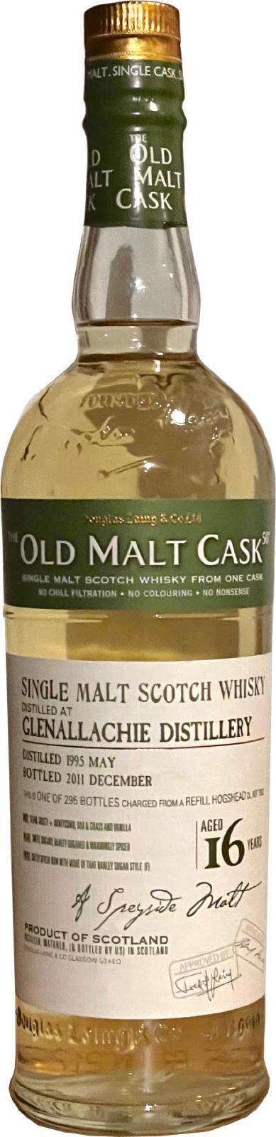 Glenallachie 1995 DL  The Old Malt Cask