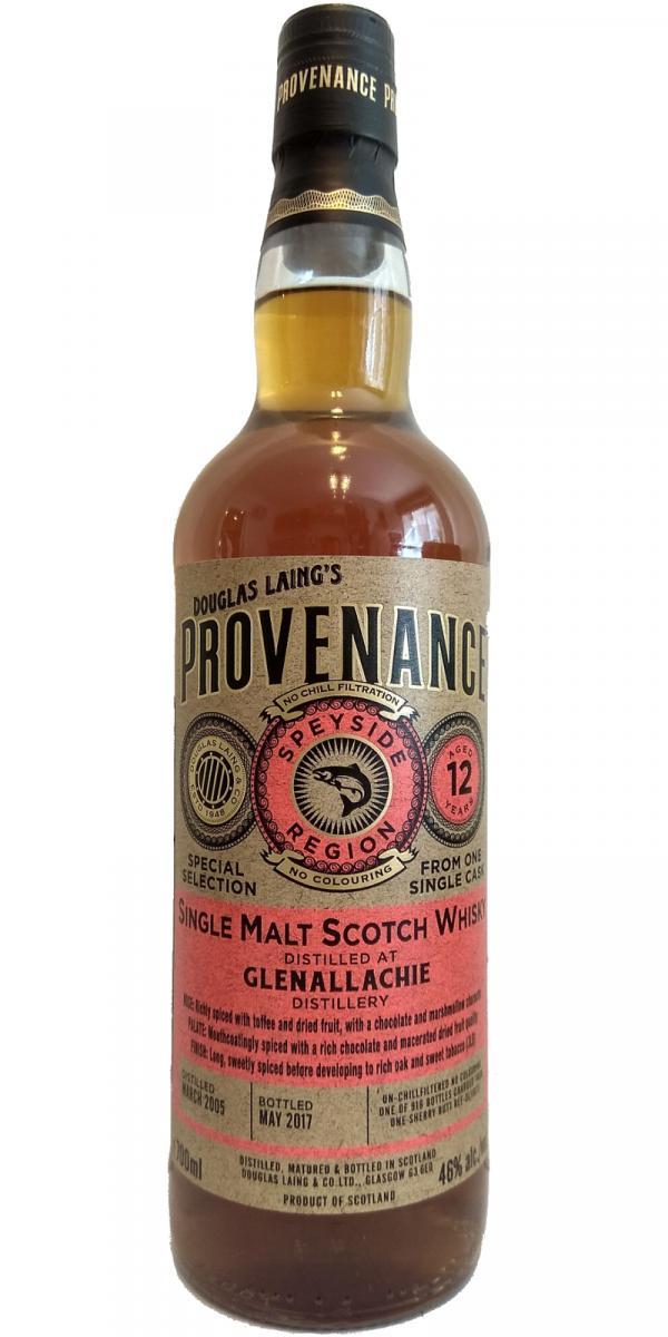 Glenallachie 2005 DL  Provenance
