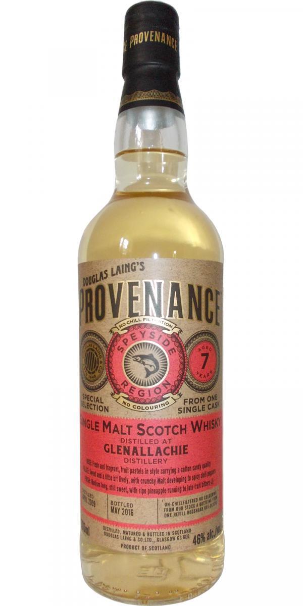 Glenallachie 2009 DL  Provenance