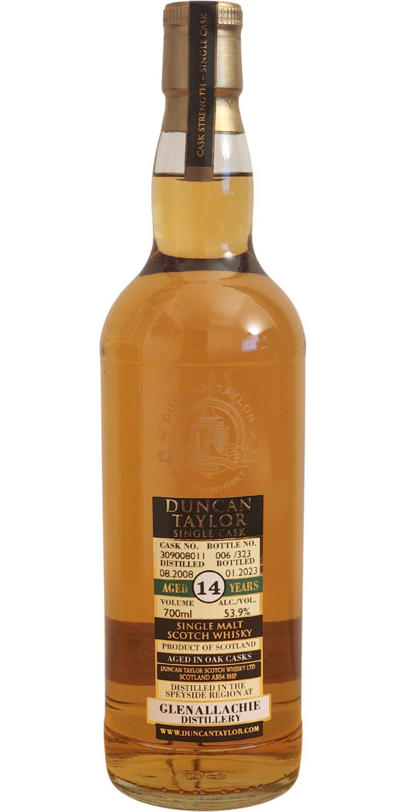 Glenallachie 2008 DT  Single Cask