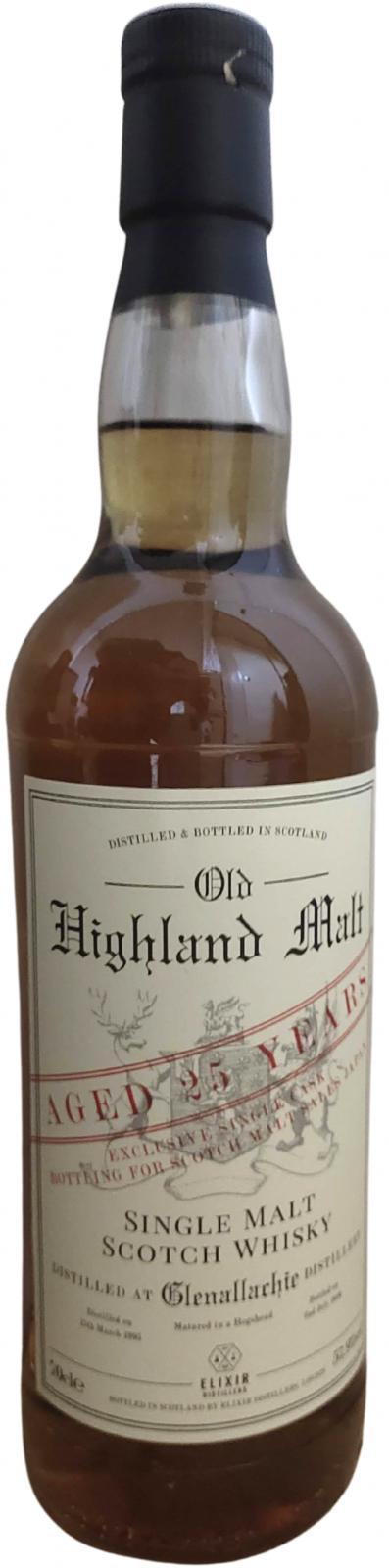 Glenallachie 1995 ElD  Old Highland Malt