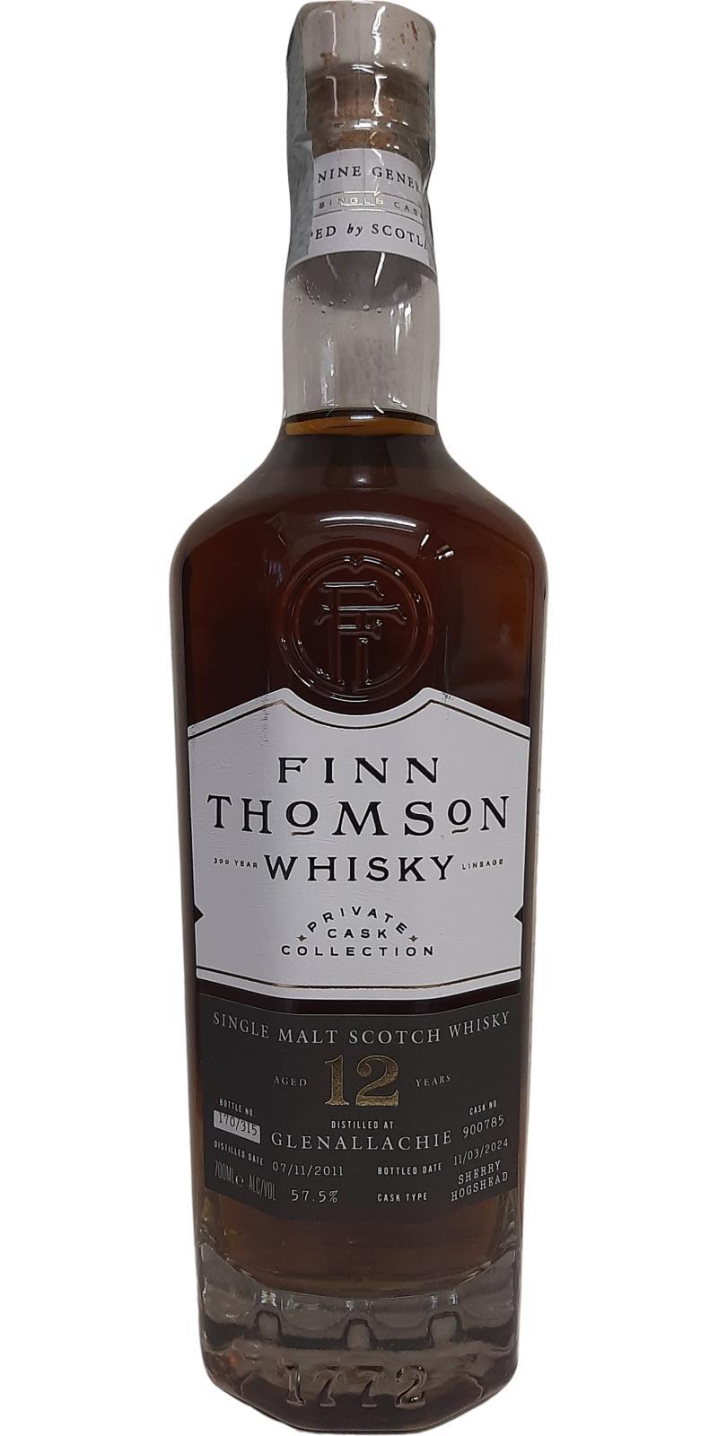 Glenallachie 2011 FnTs  Private Cask Collection