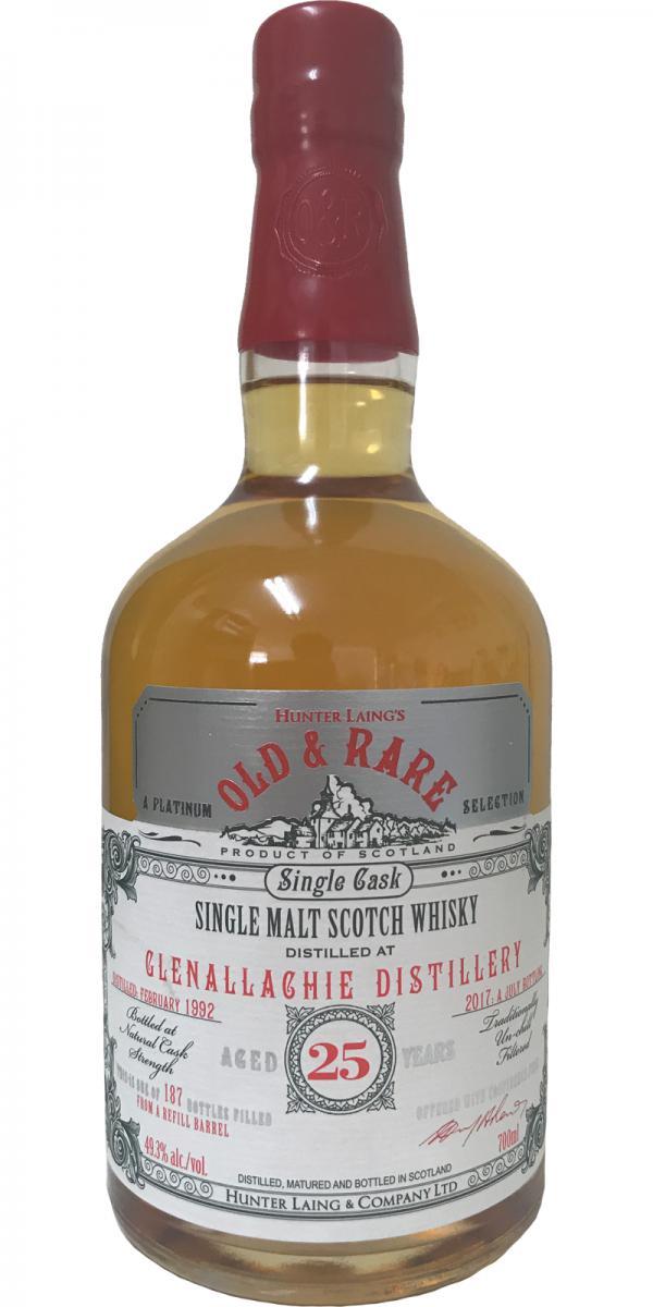 Glenallachie 1992 HL  Old & Rare - A Platinum Selection