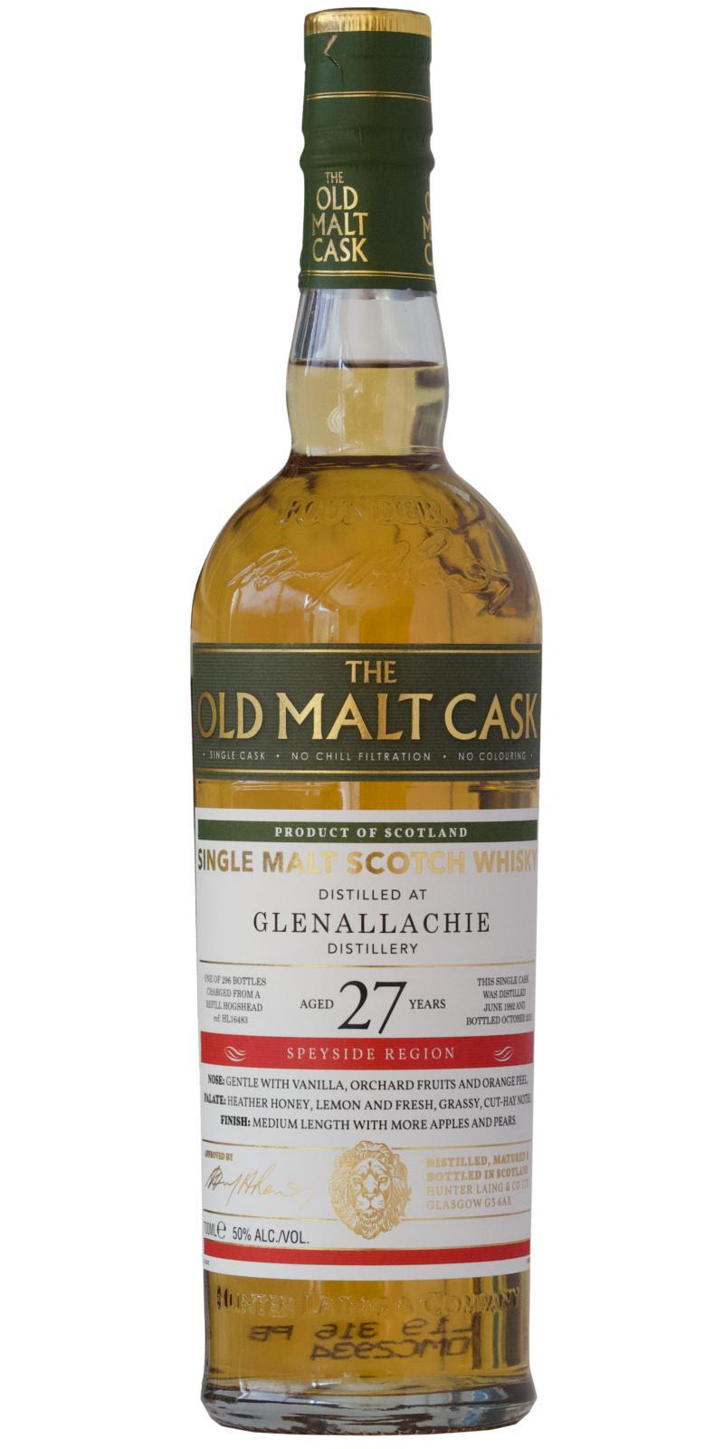 Glenallachie 1992 HL  The Old Malt Cask