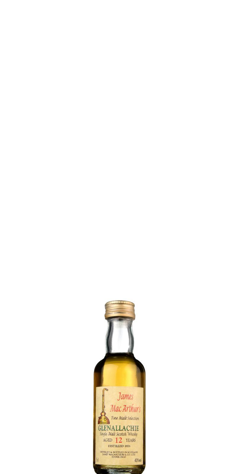 Glenallachie 1976 JM  Fine Malt Selection - Miniature