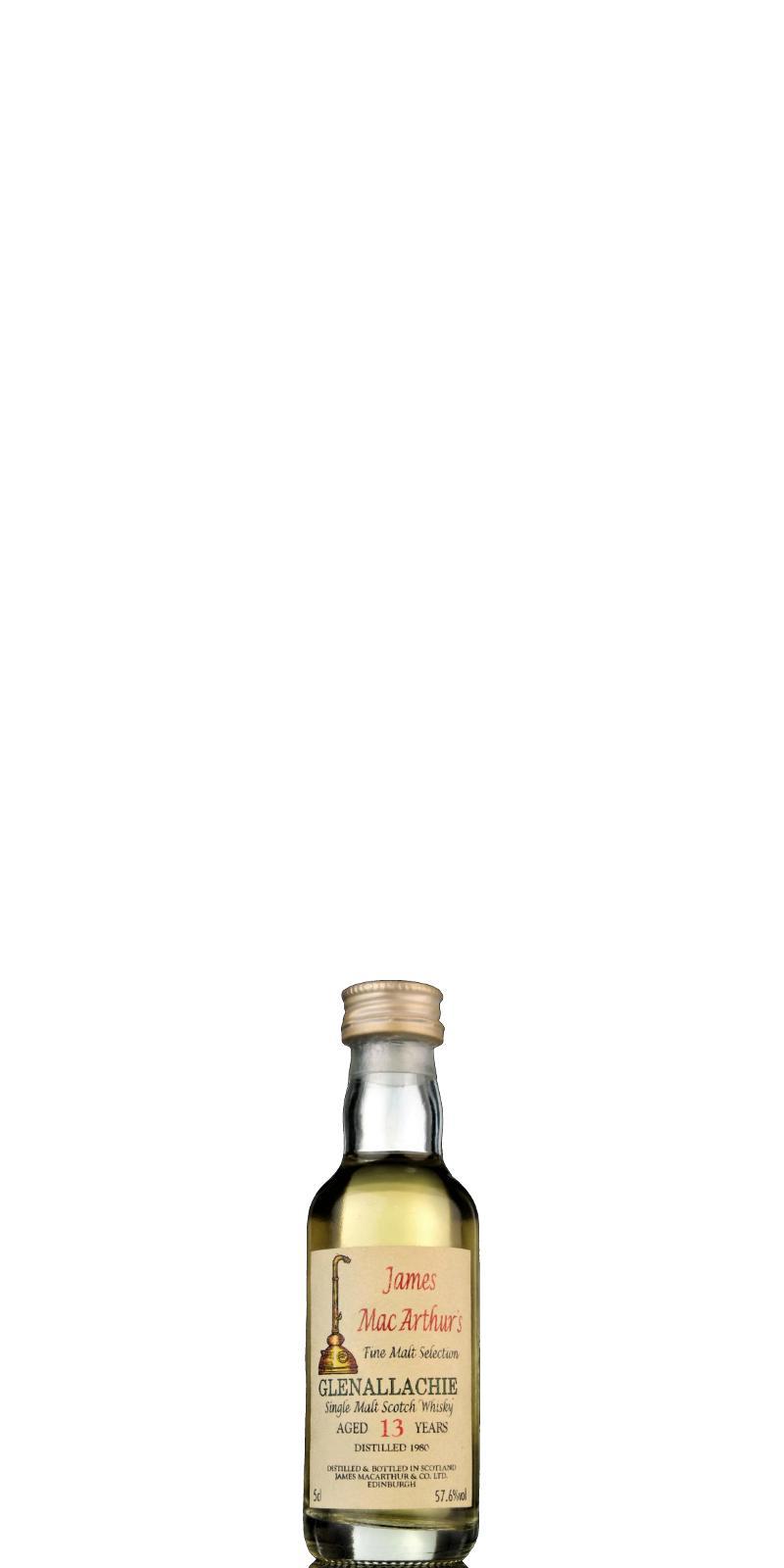 Glenallachie 1980 JM  Fine Malt Selection - Miniature
