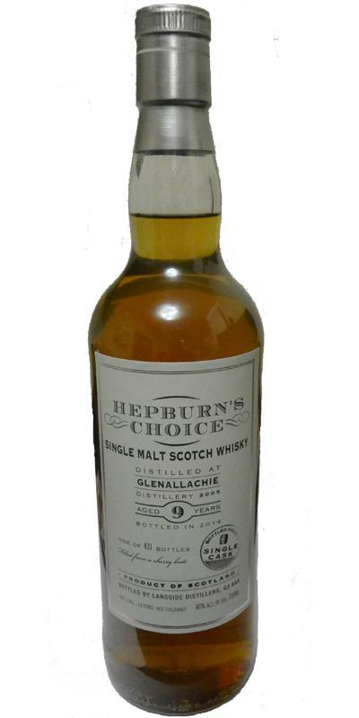Glenallachie 2005 LsD  Hepburn's Choice