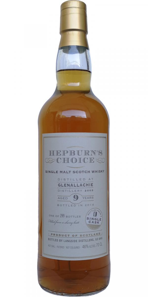 Glenallachie 2005 LsD  Hepburn's Choice