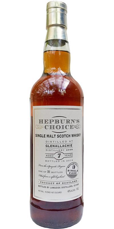 Glenallachie 2008 LsD  Hepburn's Choice