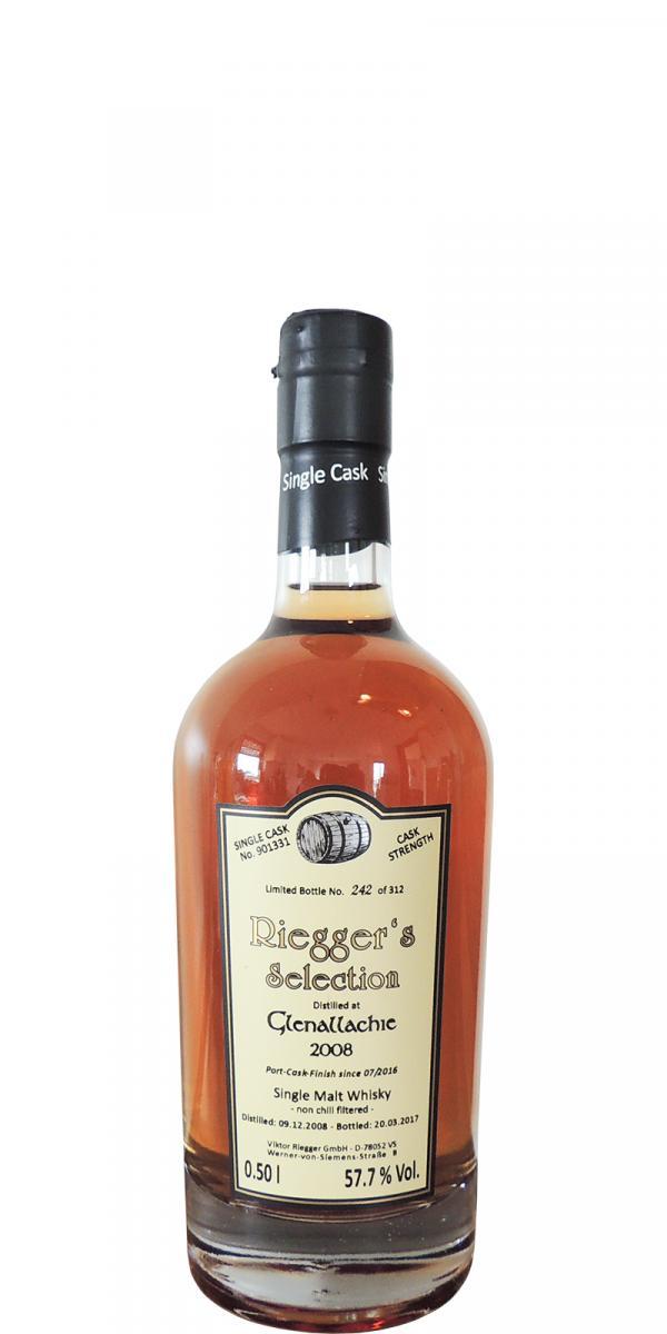 Glenallachie 2008 RS  Cask Strength