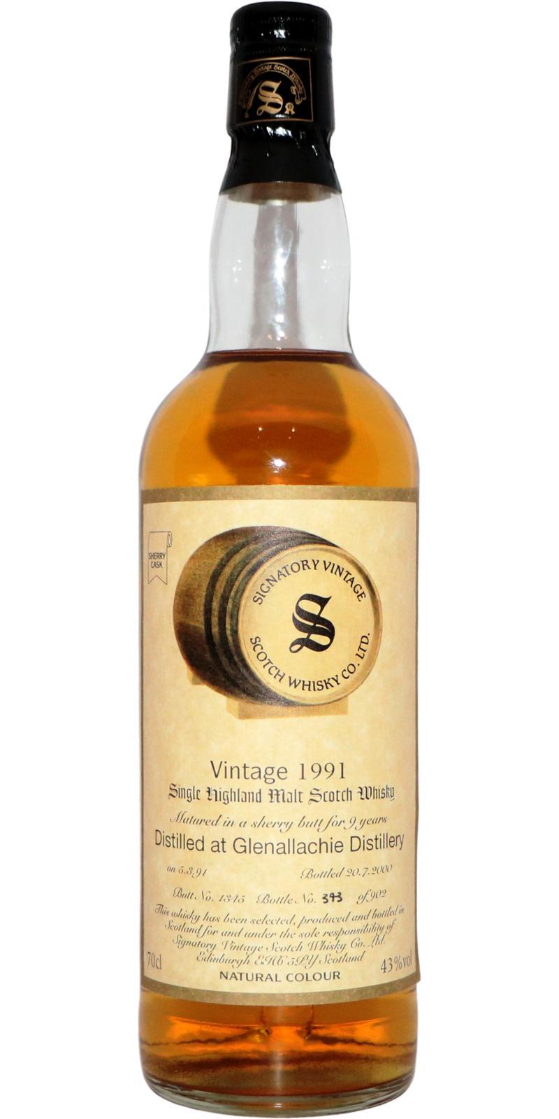 Glenallachie 1991 SV  Vintage Collection