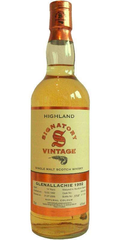 Glenallachie 1992 SV  Vintage Collection