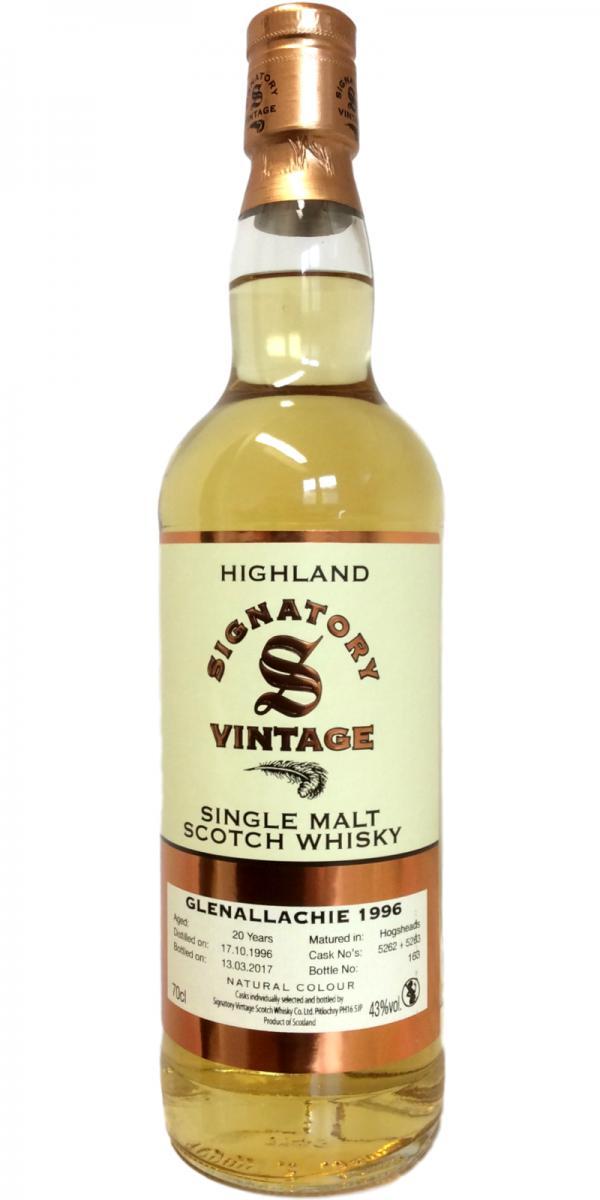 Glenallachie 1996 SV  Vintage Collection