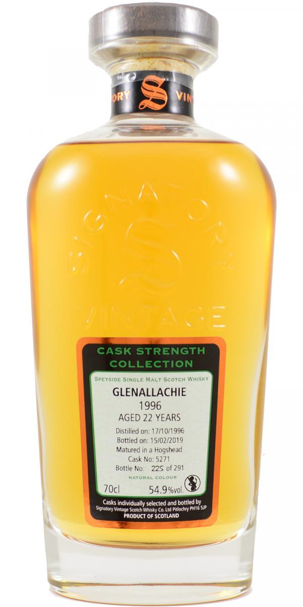 Glenallachie 1996 SV  Cask Strength Collection