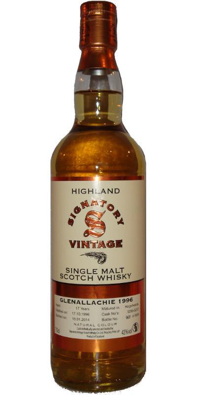 Glenallachie 1996 SV  Vintage Collection