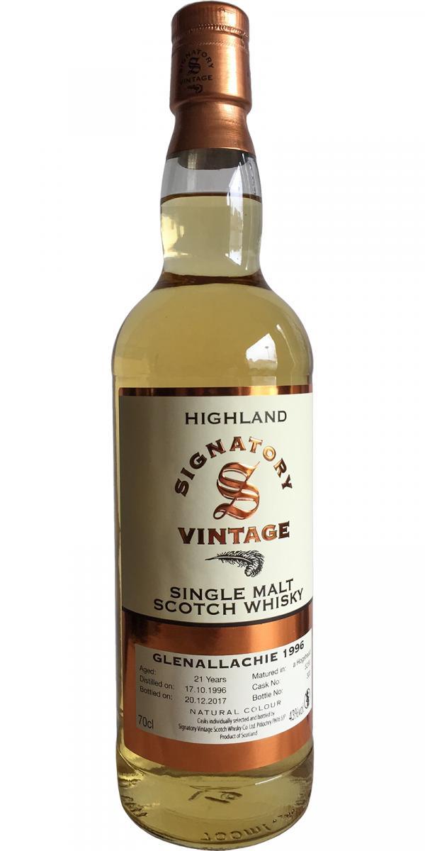 Glenallachie 1996 SV  Vintage Collection