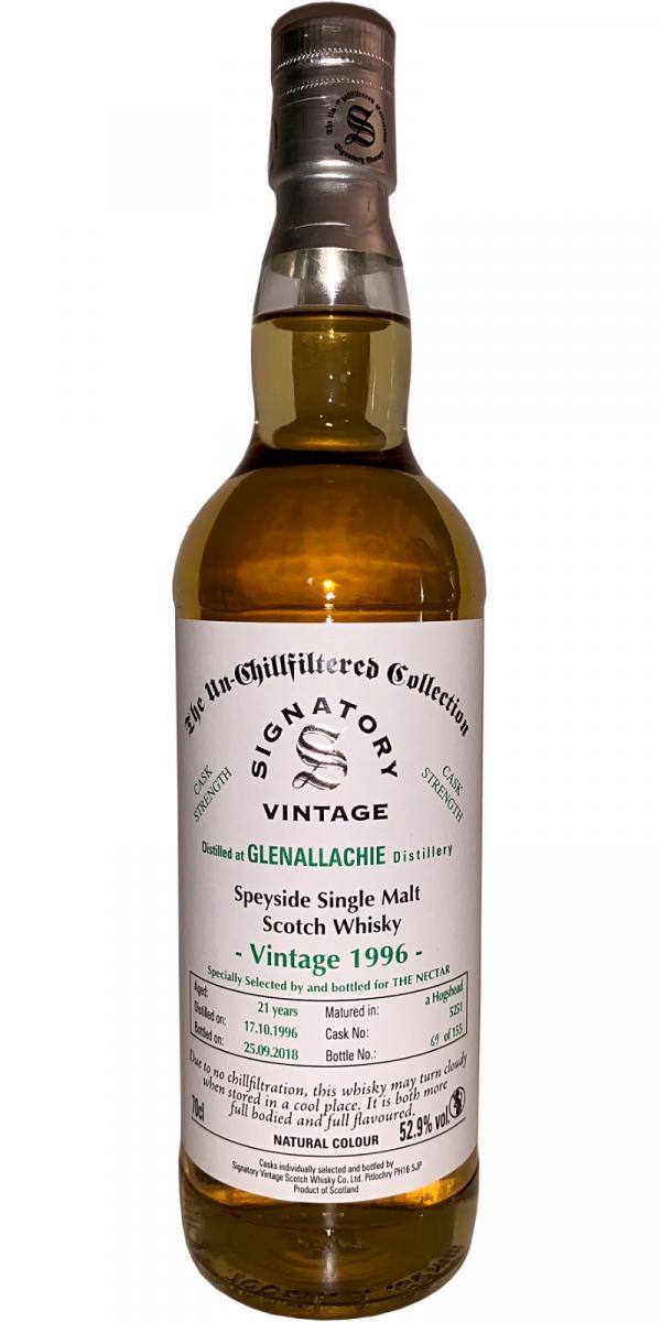 Glenallachie 1996 SV  The Un-Chillfiltered Collection - Cask Strength