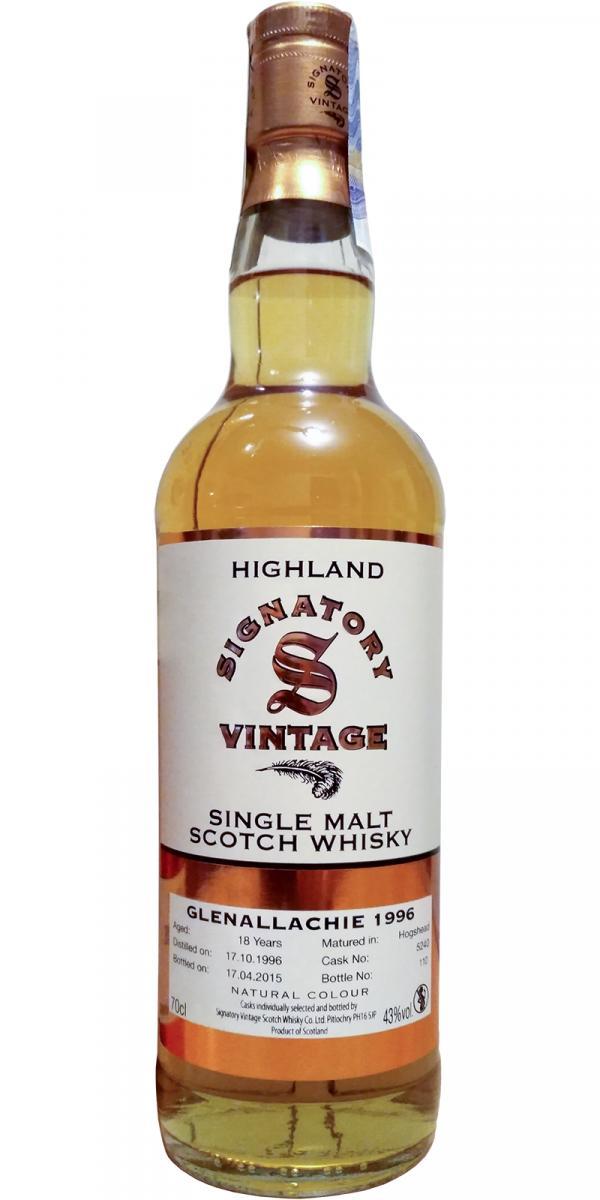 Glenallachie 1996 SV  Vintage Collection