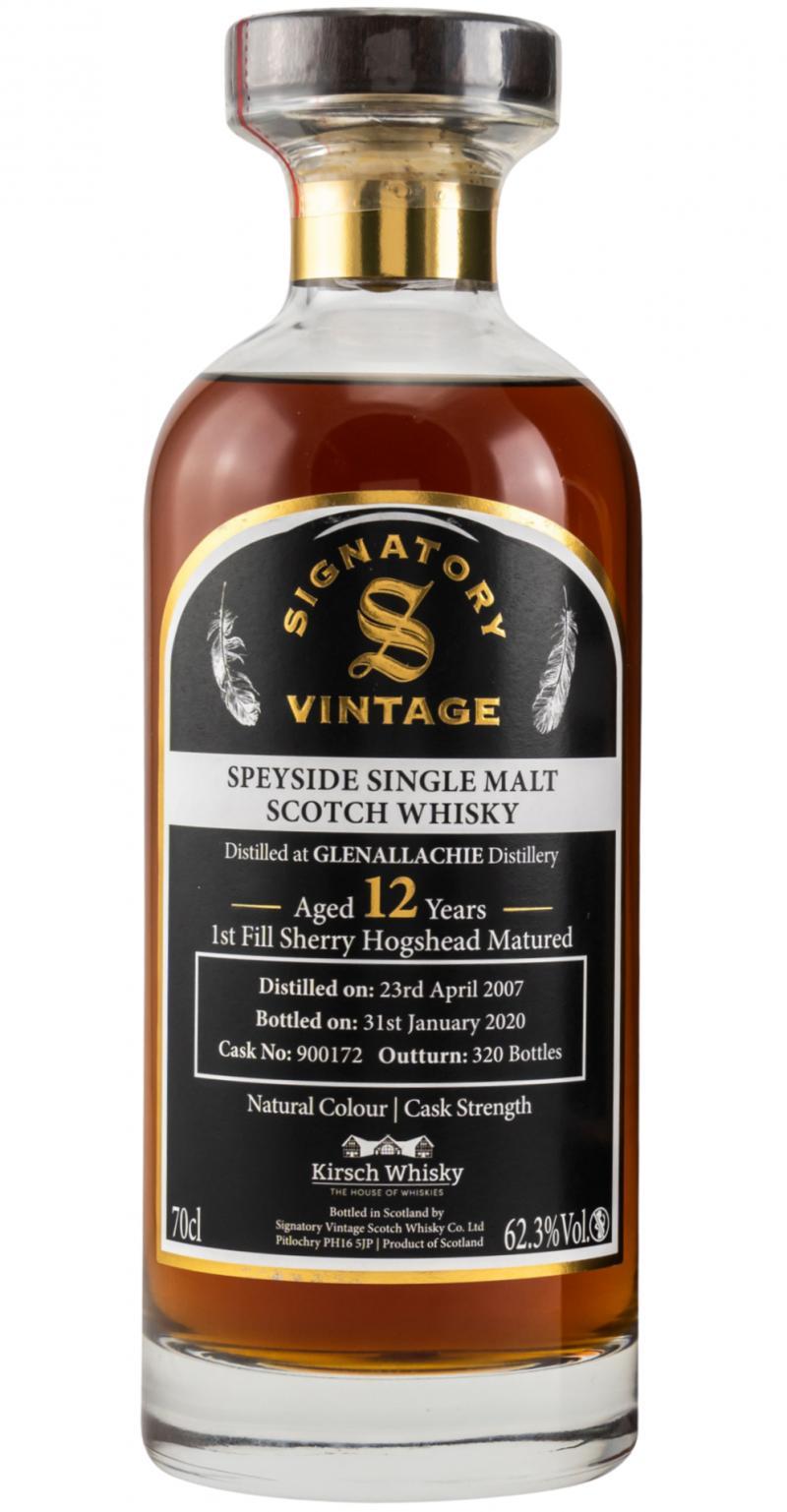 Glenallachie 2007 SV  Natural Colour | Cask Strength