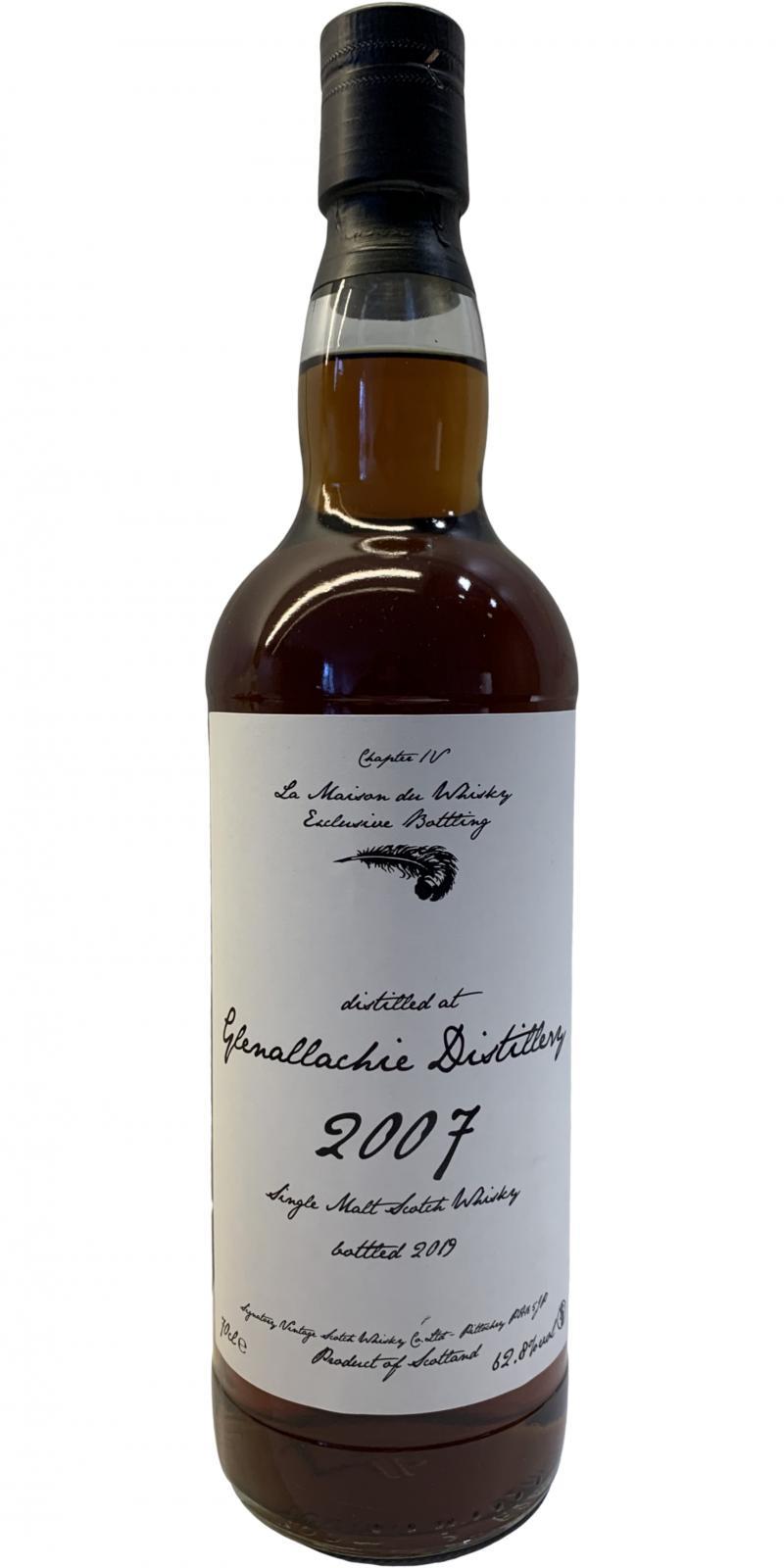 Glenallachie 2007 SV  La Maison du Whisky - Exclusive Bottling