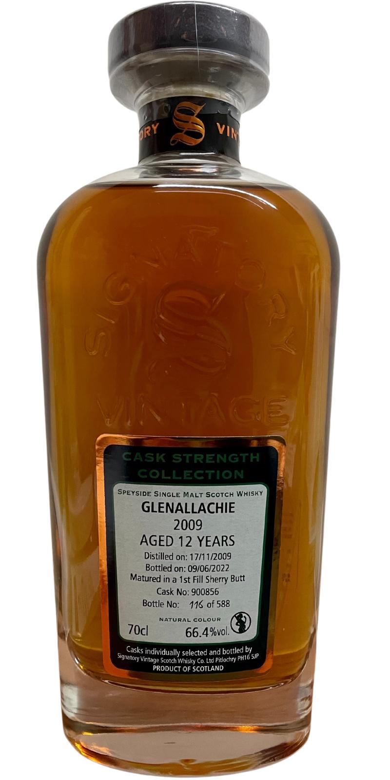 Glenallachie 2009 SV  Cask Strength Collection