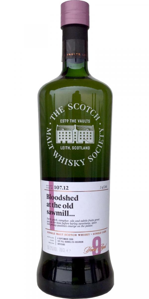 Glenallachie 2008 SMWS 107.12  Bloodshed at the old sawmill...