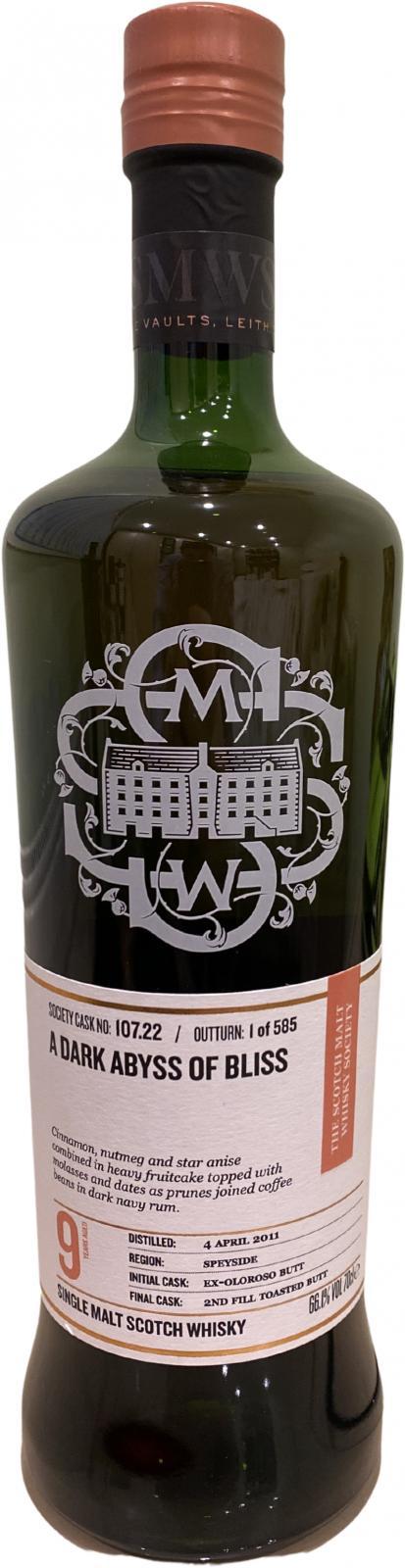 Glenallachie 2011 SMWS 107.22  A dark abyss of bliss