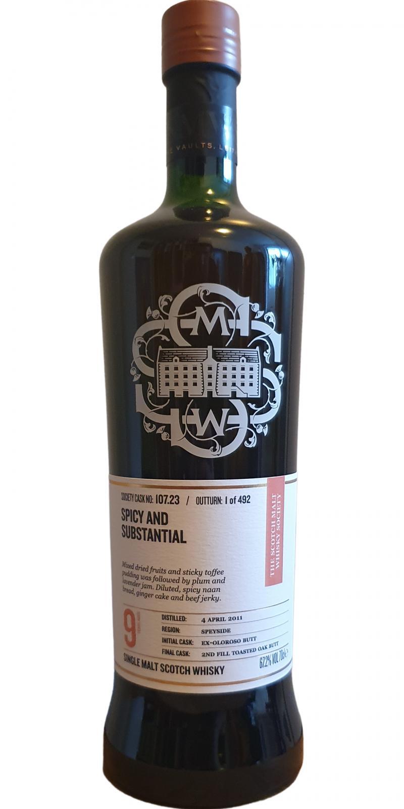 Glenallachie 2011 SMWS 107.23  Spicy and substantial