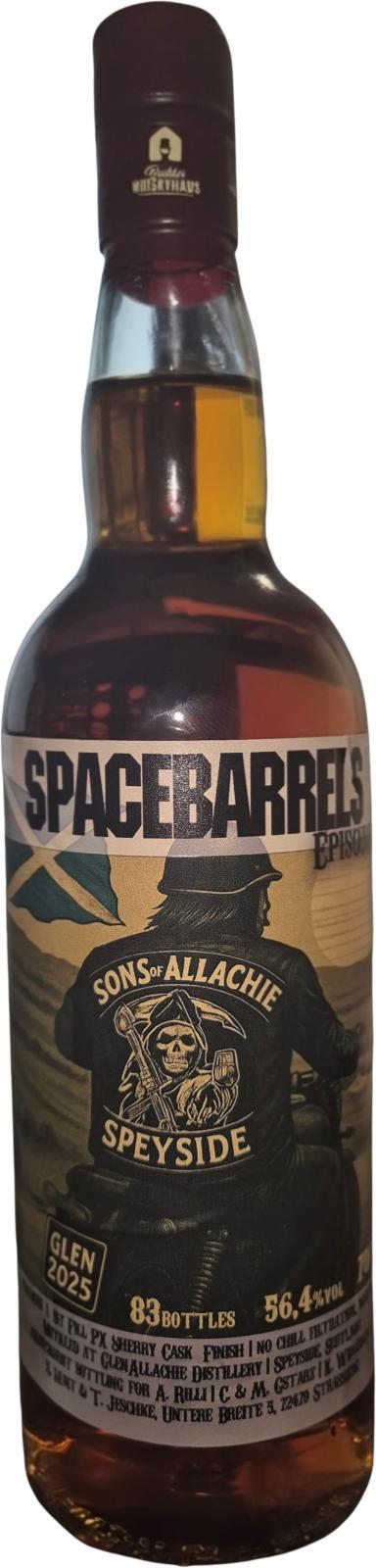 Glenallachie 13-year-old UD  Spacebarrels
