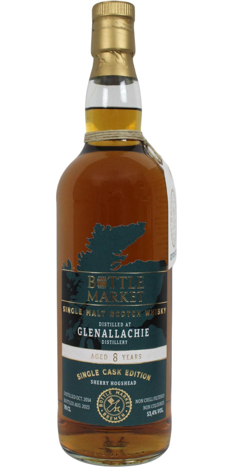 Glenallachie 2014 UD  Bottle Market Bremen Edition 2023