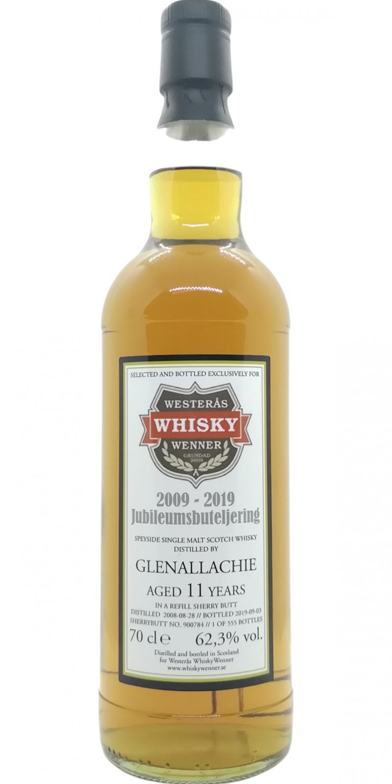Glenallachie 2009 WeWW  Jubileumsbuteljering 2019