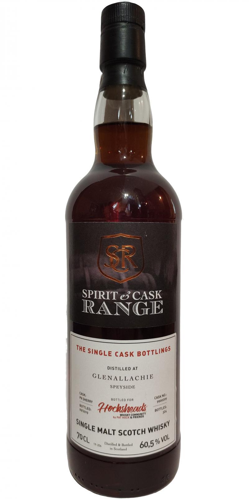 Glenallachie HOCKSHEADS Wx  Spirit & Cask Range