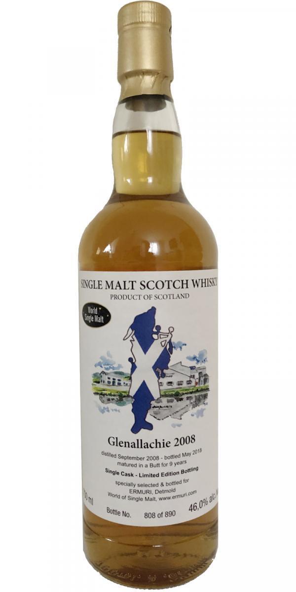 Glenallachie 2008 WSM  Single Cask - Limited Edition Bottling