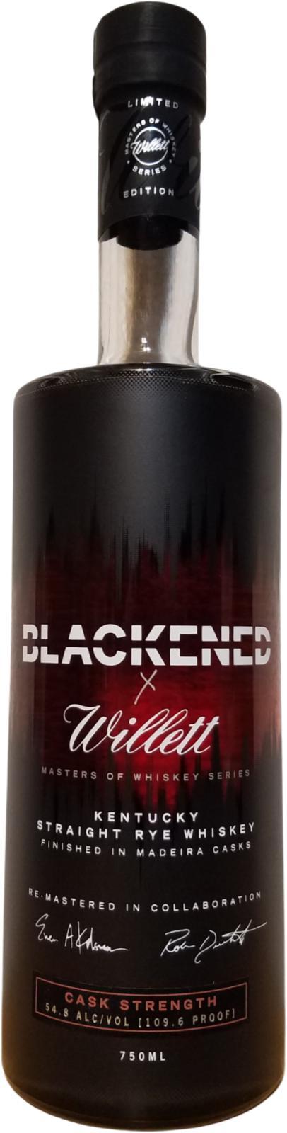 Blackened x Willett  Masters of Whiskey Series