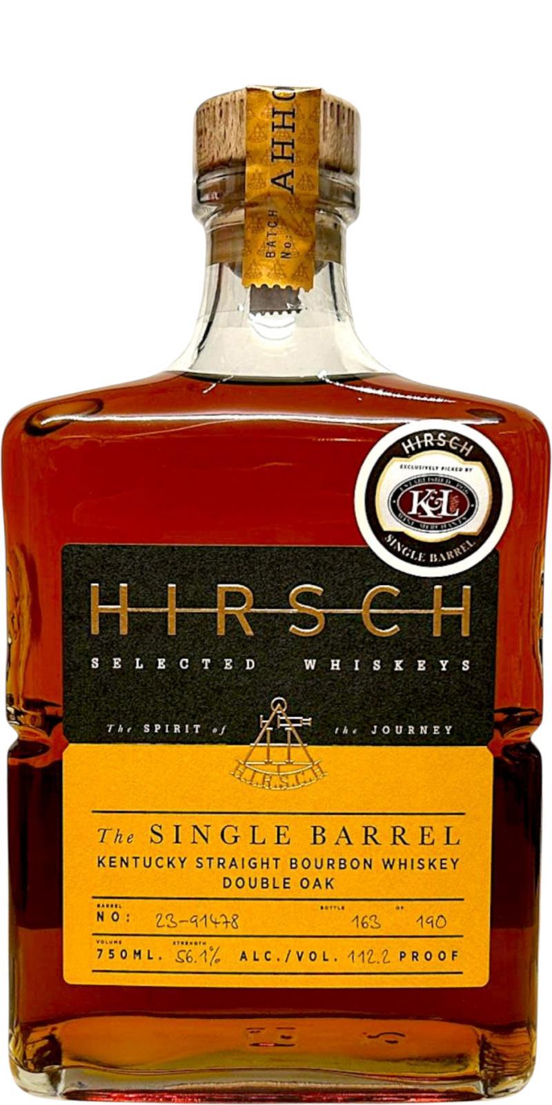 Hirsch 07-year-old  Single Barrel - K&L Exclusive