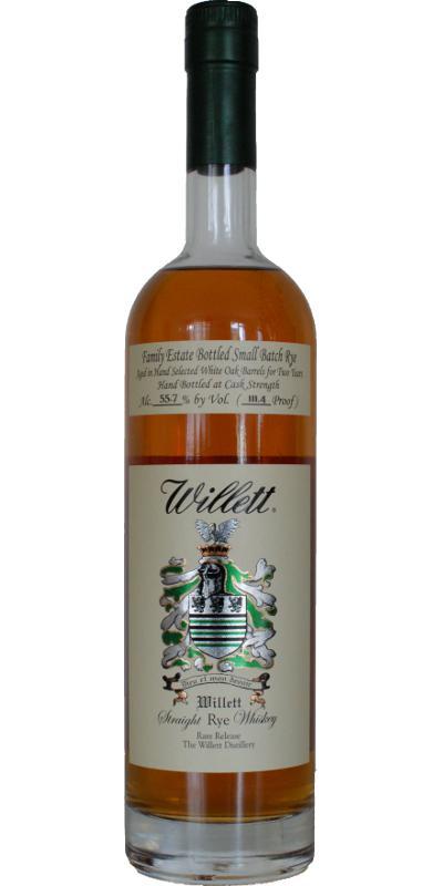 Willett 02-year-old  Family Estate Bottled Small Batch Rye