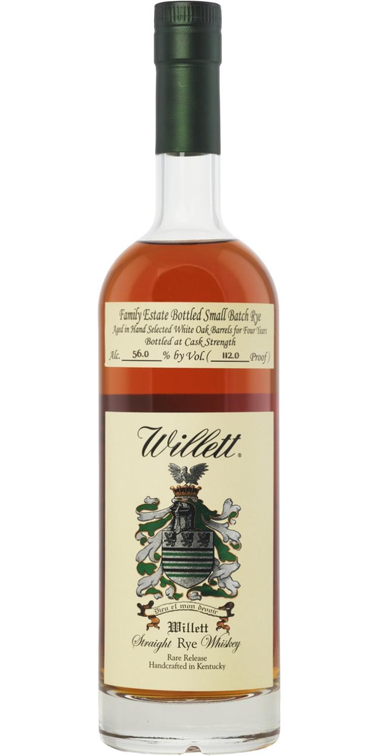 Willett 04-year-old  Family Estate Bottled Small Batch Rye