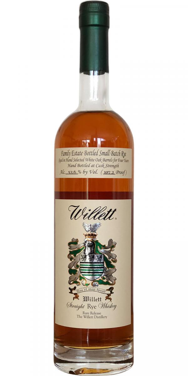 Willett 04-year-old  Family Estate Bottled Small Batch Rye