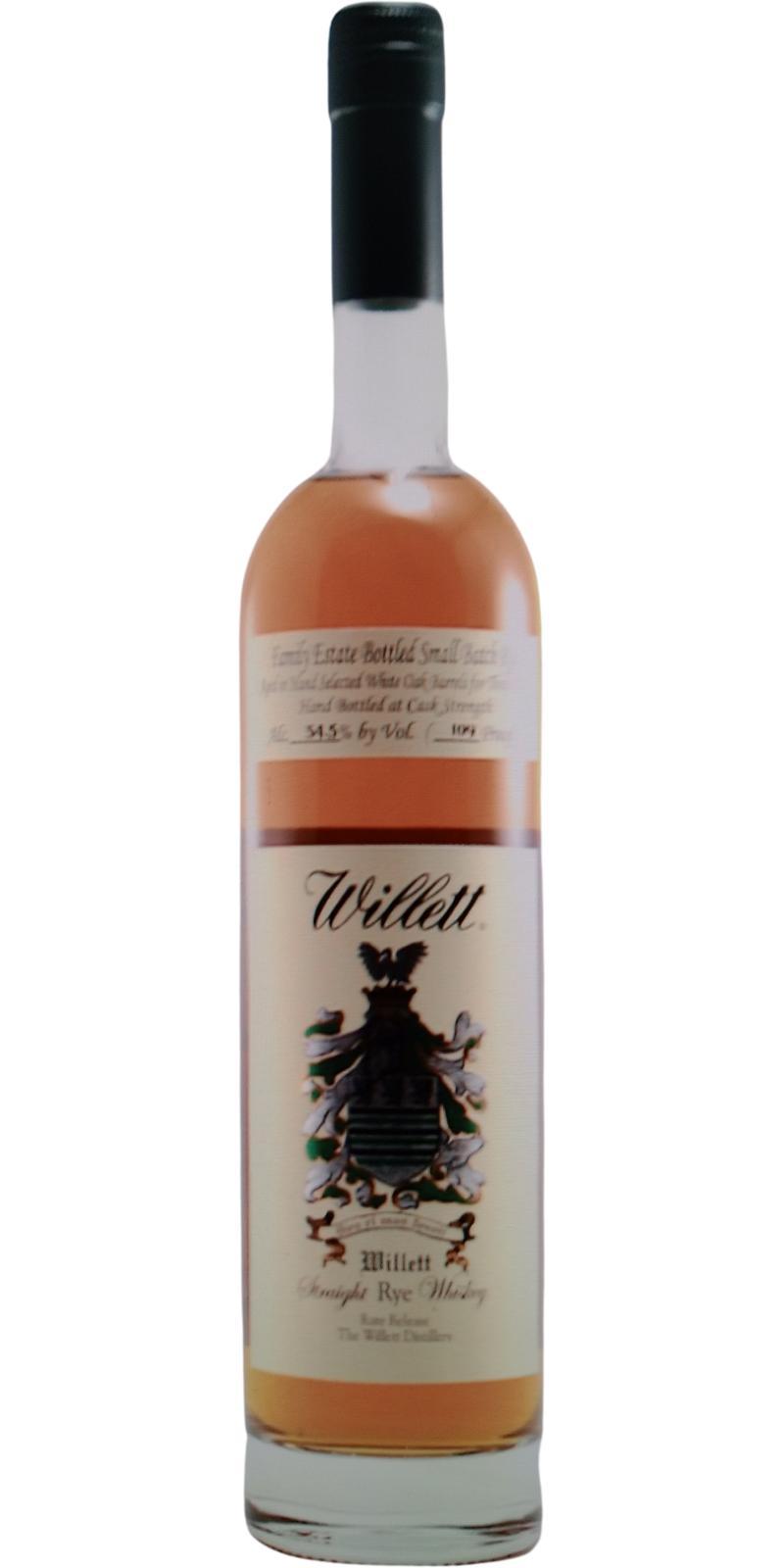 Willett 04-year-old  Family Estate Bottled Small Batch Rye
