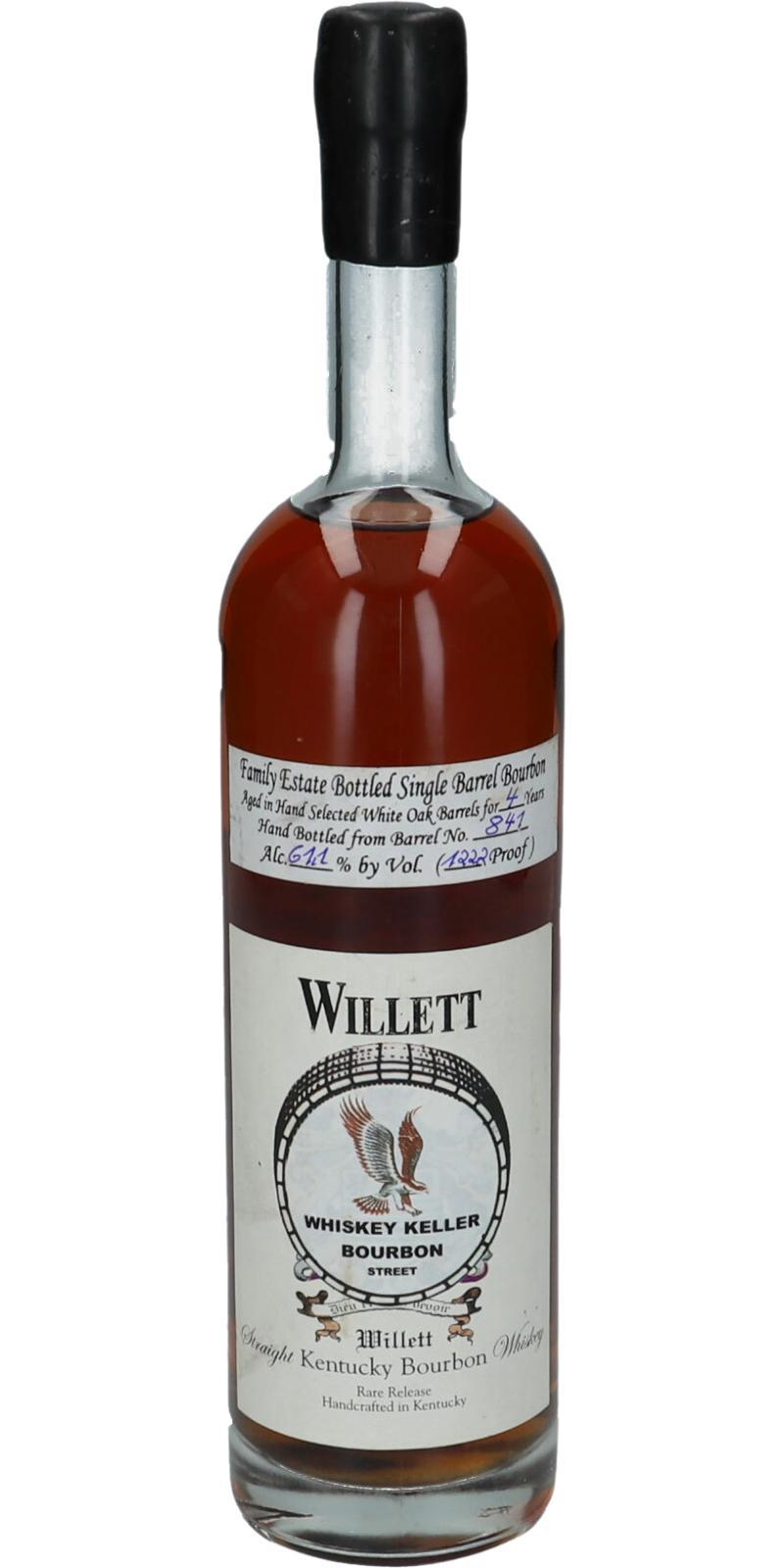 Willett 04-year-old  Family Estate Bottled Single Barrel Bourbon