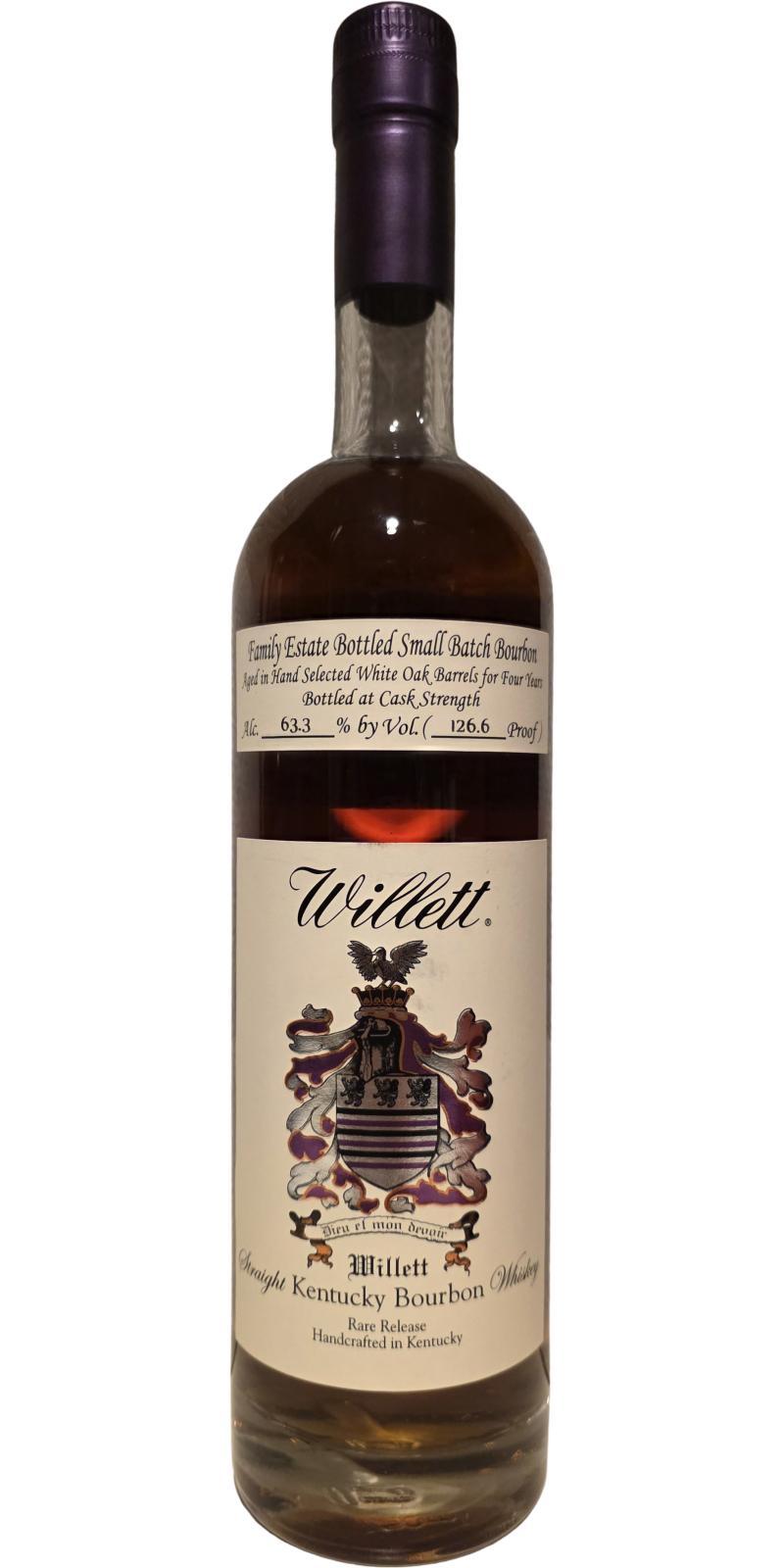 Willett 04-year-old  Family Estate Bottled Small Batch Bourbon