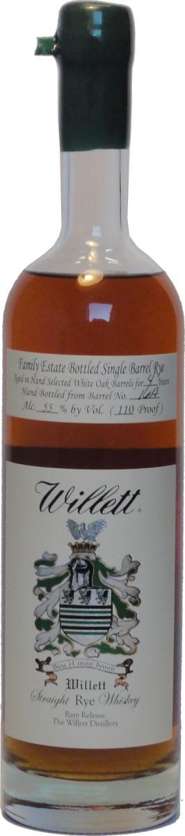 Willett 04-year-old  Family Estate Bottled Single Barrel Rye